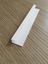 DBS White 10mm End Cap Trim for Shower Wet Wall Panels 2.4m view 3