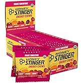 Honey Stinger Organic Fruit Smoothie Energy Chew, Gluten Free &amp; Caffeine Free, for Exercise, Running and Performance, Sports Nutrition for Home &amp; Gym, Pre and Mid Workout, 21.6 Ounces (Pack of 12)