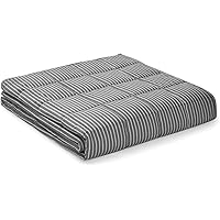 YnM Weighted Blanket (20 lbs, 60''x80'', Queen Size) for People Weigh Around 190lbs | 2.0 Cozy Heavy Blanket | 100% Oeko-Tex 