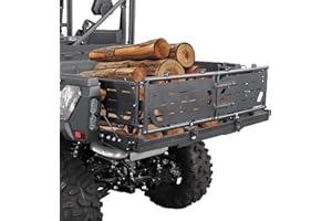 KEMIMOTO Bed Extender Tailgate Extension Compatible with CFMOTO UFORCE 1000/1000 XL 2019-2026, Durable Steel Cargo Bed Enclos
