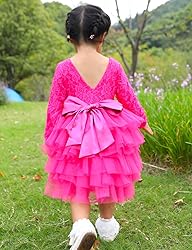 Cilucu Baby Girls Dress Toddler Kids Party Tutu