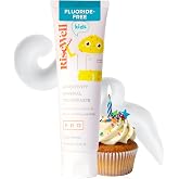 RiseWell PRO Kids Nano Hydroxyapatite Toothpaste Fluoride Free, Cake, 3.4oz | Made by Dentists PRO Kids Micro &amp; Nano Hydroxyapatite Toothpaste, Xylitol, Sensitive, SLS Free, Safe to Swallow, Made in USA