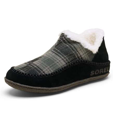Sorel “Falcon Ridge II” Sherpa Lined Suede Slippers - Quarry Black - Men\'s 8 NEW Sorel Falcon Ridge II Slippers - Men main image 2