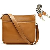 Kattee Leather Crossbody Bags for Women, Fashion Shoulder Purse, Hobo Handbags with Adjustable Strap