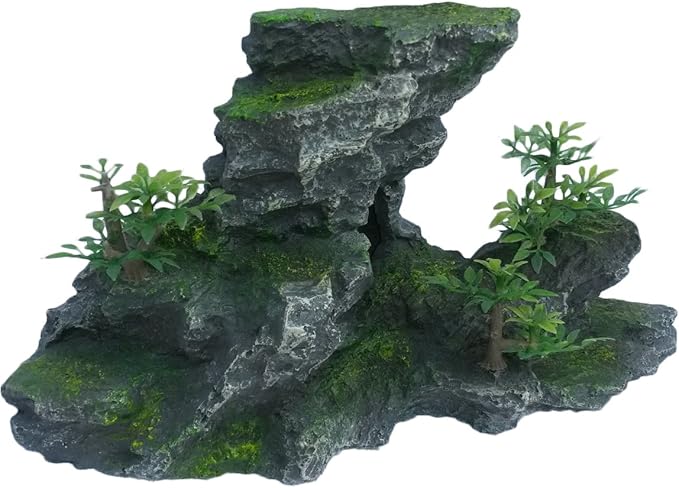 natural looking fish tank decorations