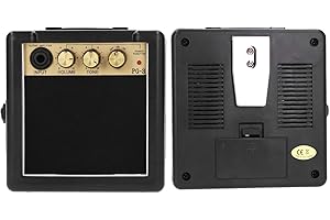 Electric Guitar Amp, 3w Portable Mini Bass Guitar Amp with Volume and Tone Control Functions, Guitar Amplifier for Practice a