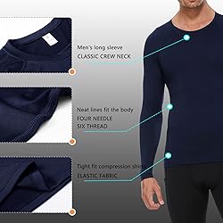 Men's Compression Shirt Long Sleeve Athletic Dry