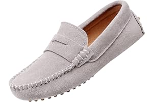 rismart Boys Girls Slip on Loafers Casual Flat Kids Moccasin Slippers