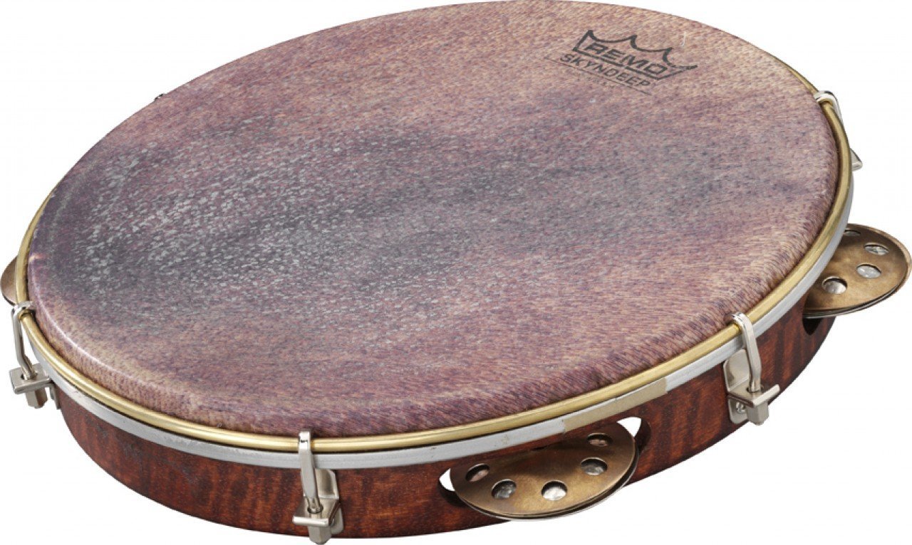 Remo PD-8210-81-113 Remo Global Frame Drums und Tambourins Pandeiro Choro 25,4 cm (10 Zoll) x 4,5 cm (1,75 Zoll)