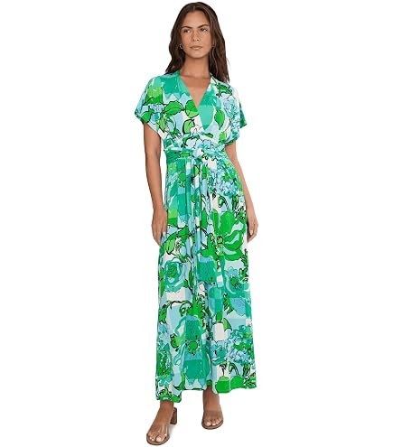 lilly pulitzer green and blue dress Pulitzer, Women's, Lauralai Maxi Dress, Bellevue Breakers Beach Engineered Knit Maxi, 12 at Amazon Women's Clothing store 30aa a lightweight fabric with Summer Dresses for Women Size:09.0