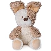 GUND Baby Peek-a-Boo Peeki Puppy Plush, Dog Stuffed Animal, Baby Toy for Ages 0 and Up, Brown/Cream, 7"