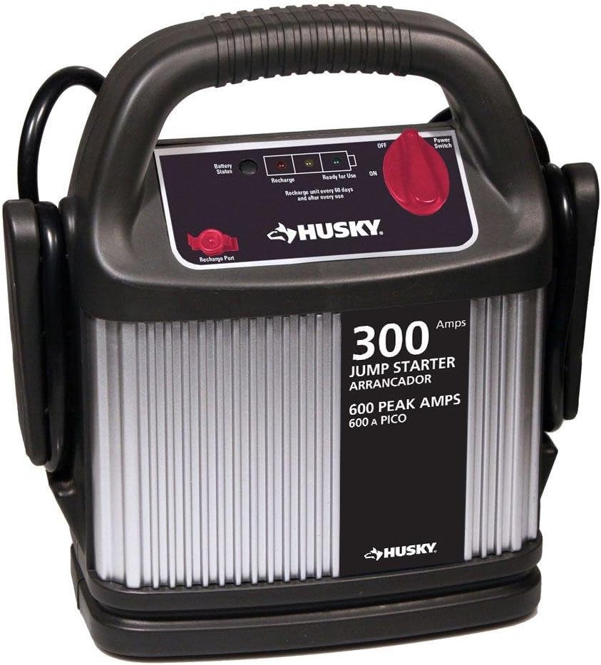 300 Amp Portable Jump Starter Husky Vec010hsk Amazon Co Uk Car Motorbike