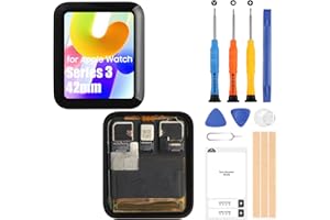 for Apple Watch Series 3 42mm LCD Screen Replacement for Apple Watch Series3 Touch Screen Digitizer Glass Sensor Panel Glass 