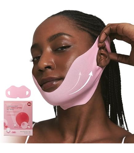 Amazon.com: APPTI 5Pcs Rosa V-Line Lifting Bandage Mask, Double