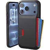 Smartish iPhone 18 Pro/17 Pro Wallet Case, Wallet Slayer Vol 1, Black | Card Holder, Drop-Tested from 6 Feet, Holds 4 Cards + Cash, Protective &amp; Slim, Thin &amp; Grippy, Hidden Credit Card Slot