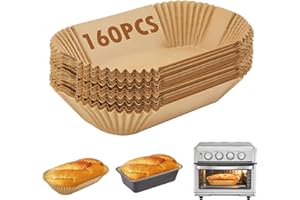 Loaf Pan Liners,160Pcs Non-Stick Parchment Paper for Baking Bread 9x5 Inch,Disposable 9.5x5 Bread Pan Liners