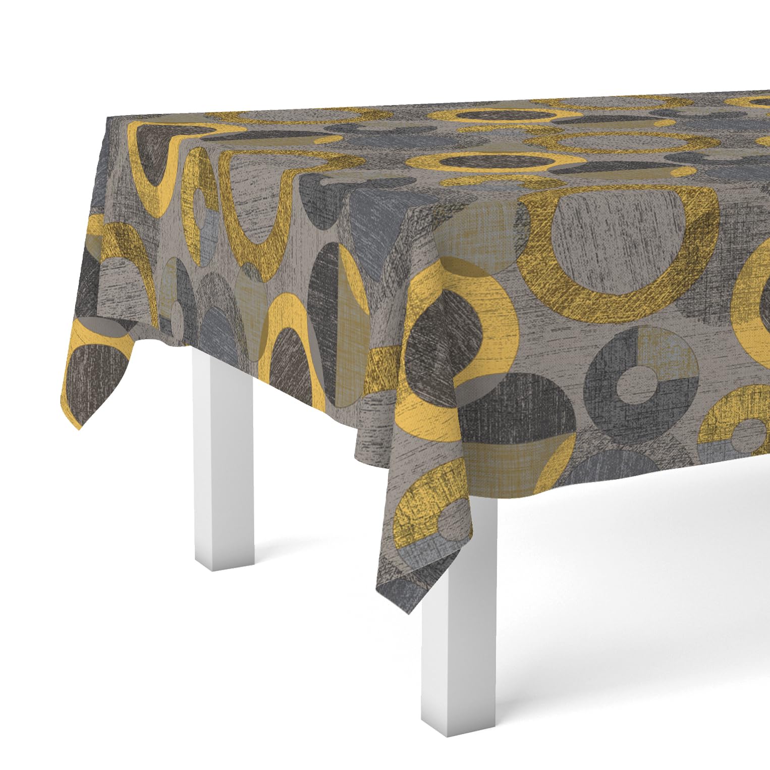 Martina Home Oilcloth Tablecloth Yellow 250cm x 140cm — image 1