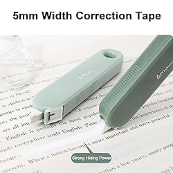 mebkmi Correction Tape, 5 PCS 98.4ft Length