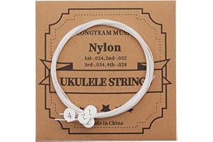Nylon Ukulele Strings for Soprano (21 Inch) / Concert (23) / (26) (4 Sets Strings) Accessories for Beginners Strap Stickers/c