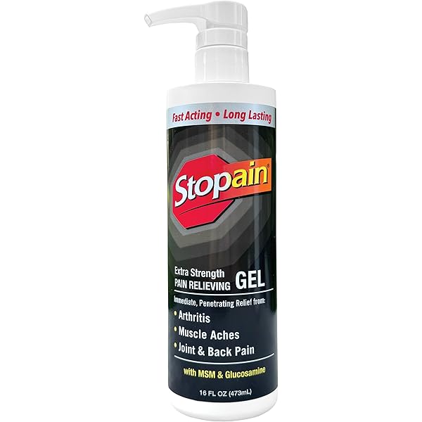 Amazon.com: Stopain Pain Relief Gel 32oz, USA Made, Max Strength