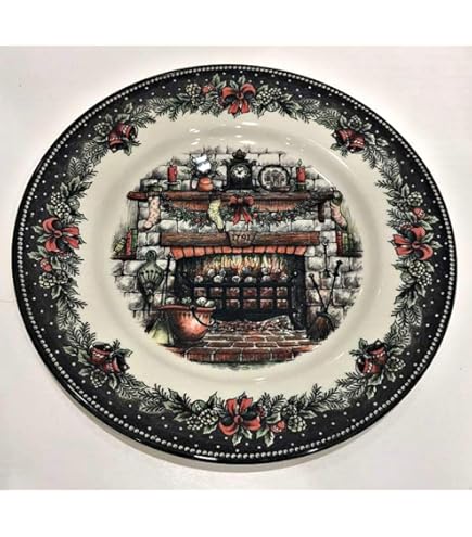 Amazon.com | Royal Stafford Christmas Village Dinner Plates 11