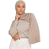VOILE CHIC Premium Jersey Hijab Scarf For Women - Islamic Head Scarf Wrap Hijabs