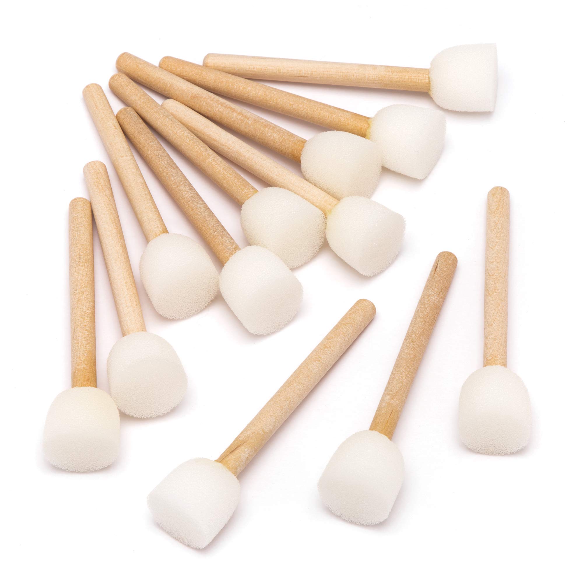 Baker Ross AW590 Mini Sponge Paint Dabbers (Pack of 12)