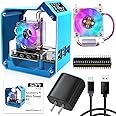 GeeekPi Mini Tower Kit with QC3.0 Power Supply for Raspberry Pi 4, Pi 4 Case with ICE Tower Cooler, 0.96'' OLED Module, RGB Fan, Heatsink, GPIO Expansion Board for Raspberry Pi 4 Model B