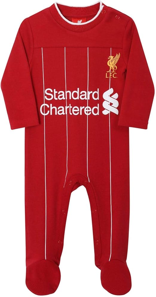 Liverpool FC Baby Kit Sleepsuit 19/20 LFC Official Amazon.co.uk Clothing