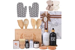 DANCYLOAD House warming gifts new home basket, New Home Gift Basket (21-Piece) – Thoughtful Housewarming Gift for Families & Couples