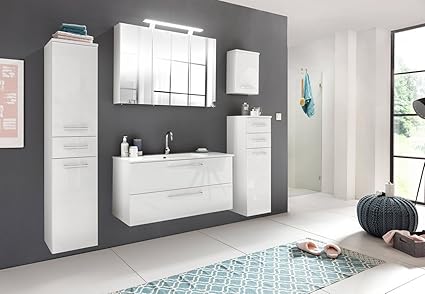 lifestyle4living Badmöbel, Badezimmermöbel, Set, Badeinrichtung