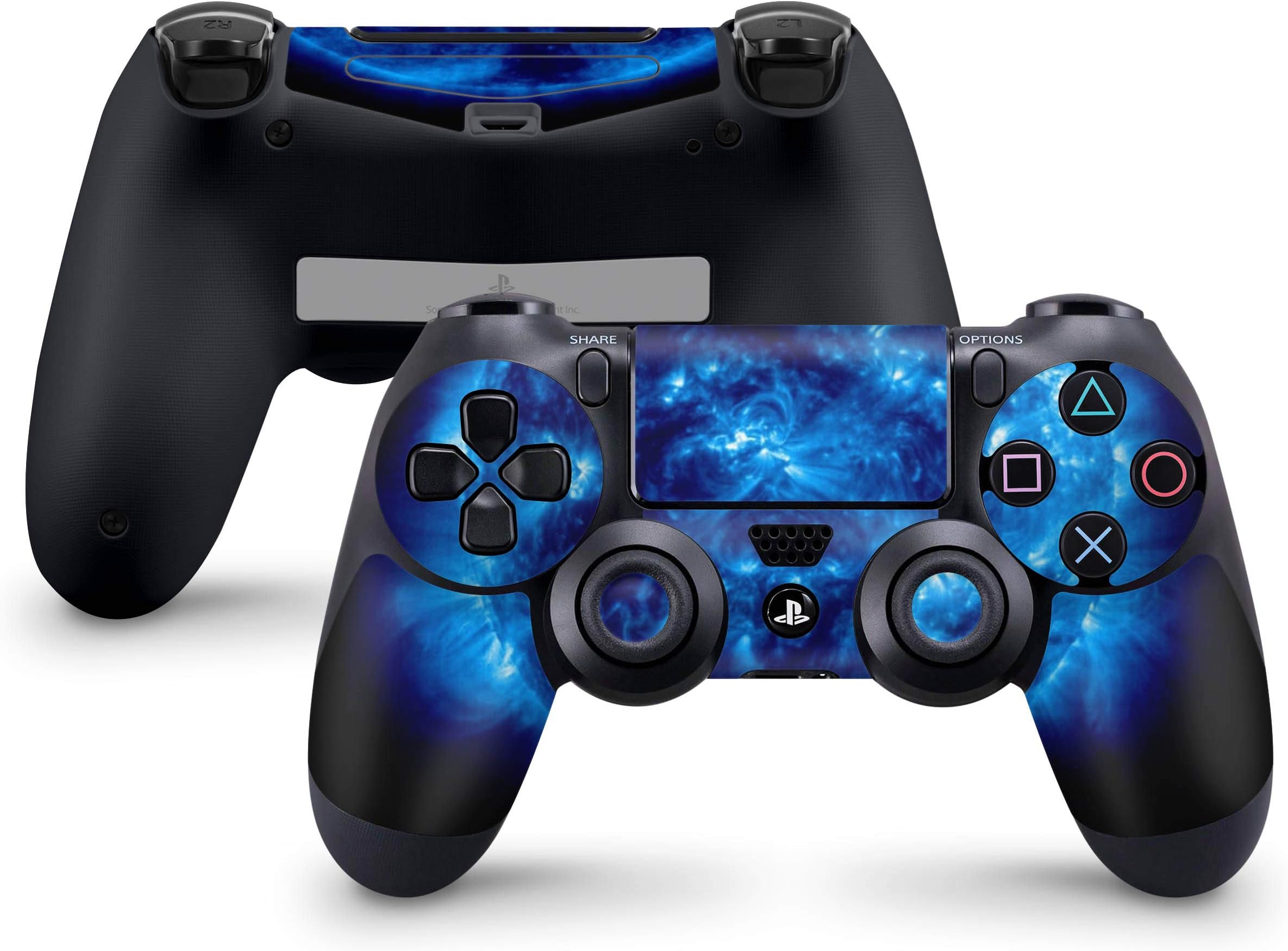 Sony Playstation 4 controller skin, design protector sticker decal set, styling for PS4 controller, also PS4 Slim and Pro