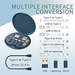 9 in 1 Cable Case USB Adapter Cable Conversion