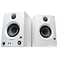 PreSonus Eris 3.5 Studio Monitors (White), Pair — Powered, Active Monitor Speakers for Near Field Music Production, Desktop Computer, Hi-Fi Audio