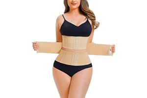 Ursexyly Shapewear for Women Waist Trainer - Tummy Control Body Shaper Faja Corset Belt Postpartum Belly Wrap