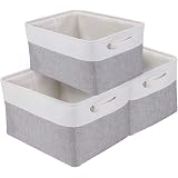 Mangata Boîtes de Rangement en Tissu Panier de Rangement en Toile avec Mangata Boîtes de Rangement en Tissu Panier de Rangement en Toile avec