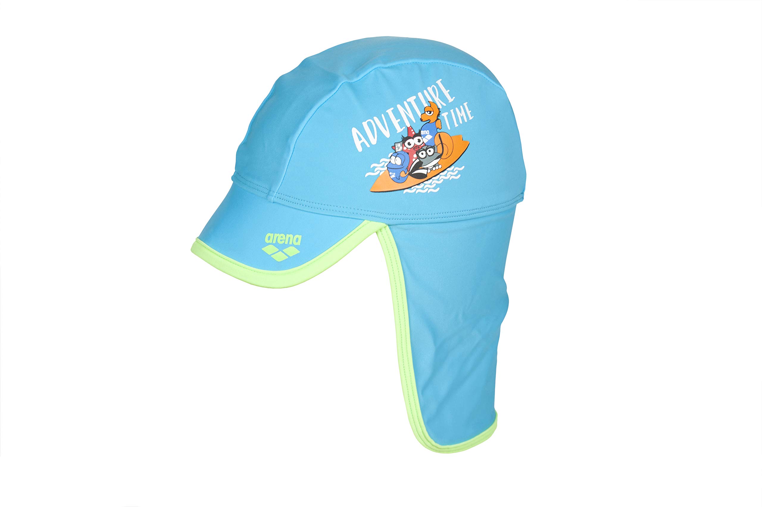 ARENA BV1R2 Unisex Child Kids UV Protection Hat Uv Hat - sea blue-shiny green, one size