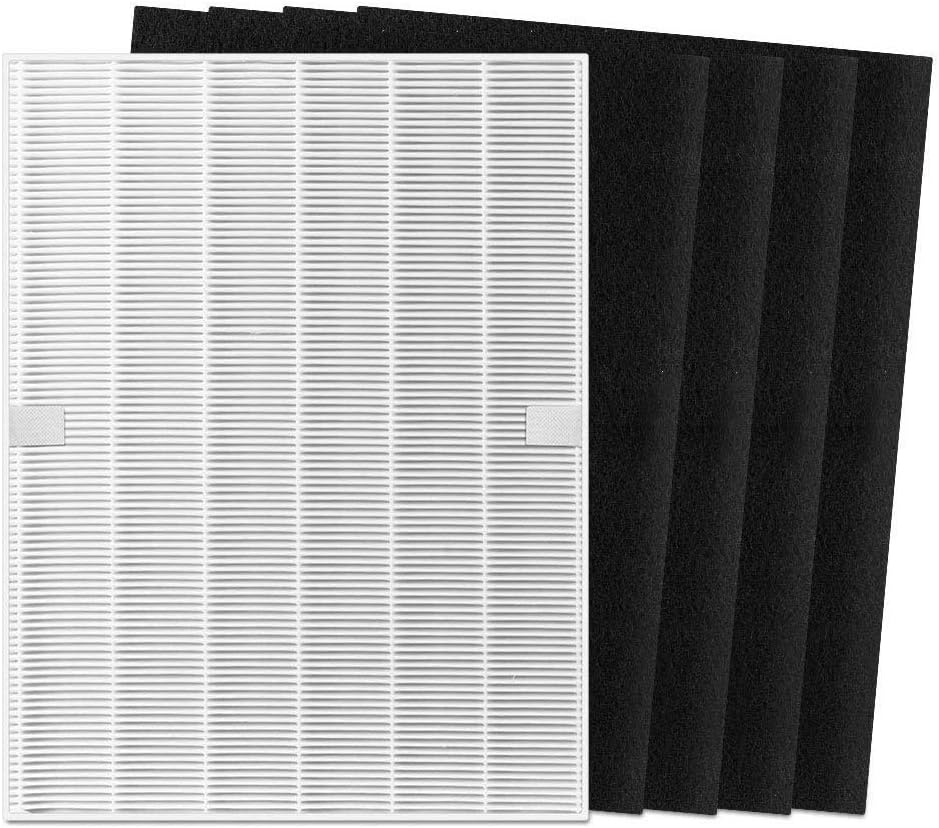 Sedremm True HEPA & 4 Carbon Prefilter Replacement Filter Compatible with Winix 115115 Compatible with Winix Plasma Wave Air Purifier Models 9000 5000 5300 5000B P300 5500 6300 C535 5300-2 6300-2