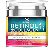 SORYA Retinol & Collagen Face Cream – Hydrating Facial Moisturizer with Hyaluronic Acid & Peptides for Daily Skin Care