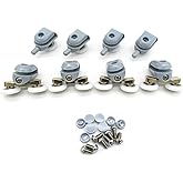8 Pcs Top/Bottom Shower Door Rollers/Runners/Pulleys/Wheels Bathroom Replacement Parts 22mm Diameter