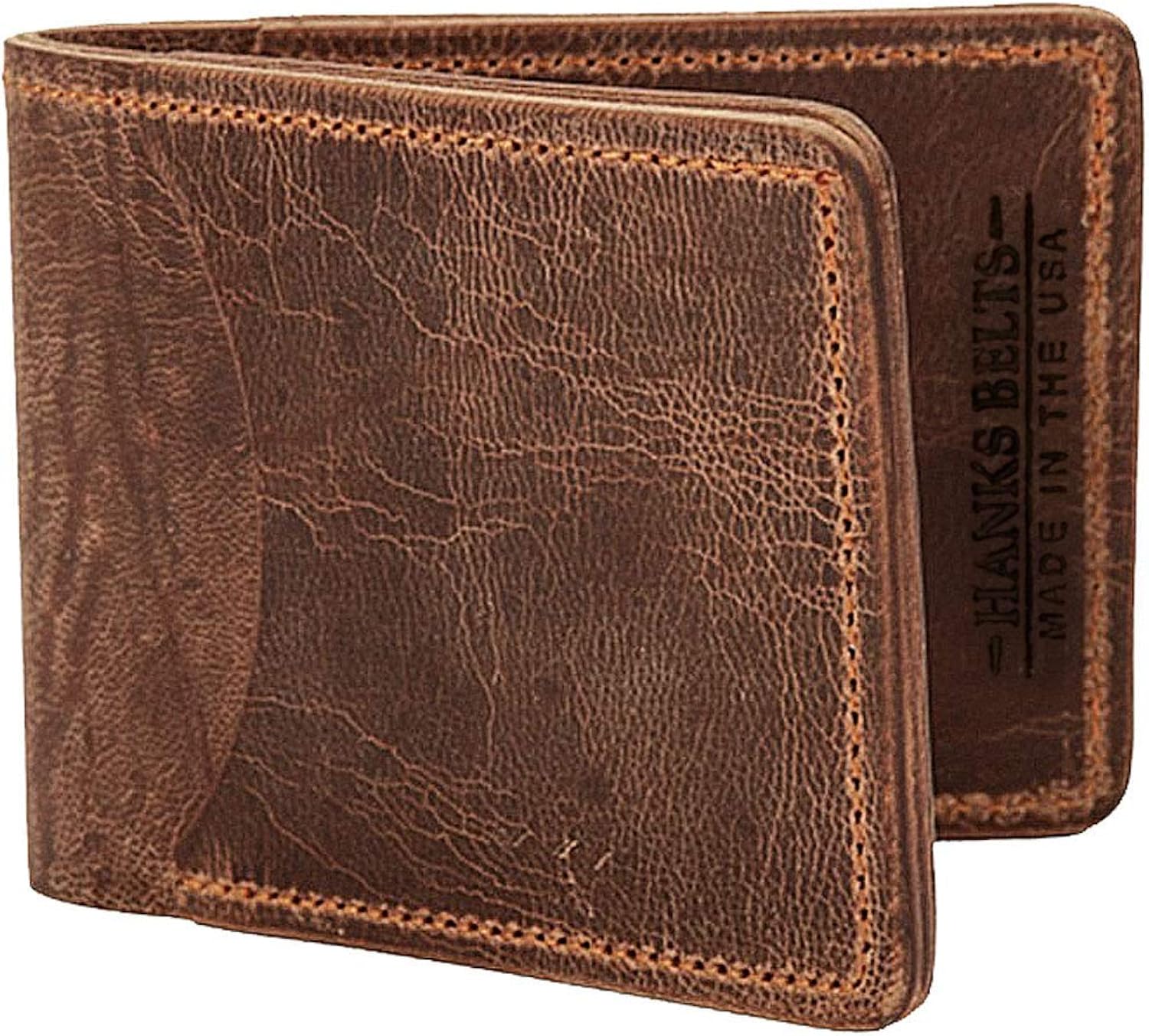 Hanks Tiny Leather BiFold Wallet SLIM SIMPLE INDESTRUCTIBLE