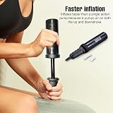 ResultSport Gym Ball Pump Double Action with Stopper Plug Tool view 5
