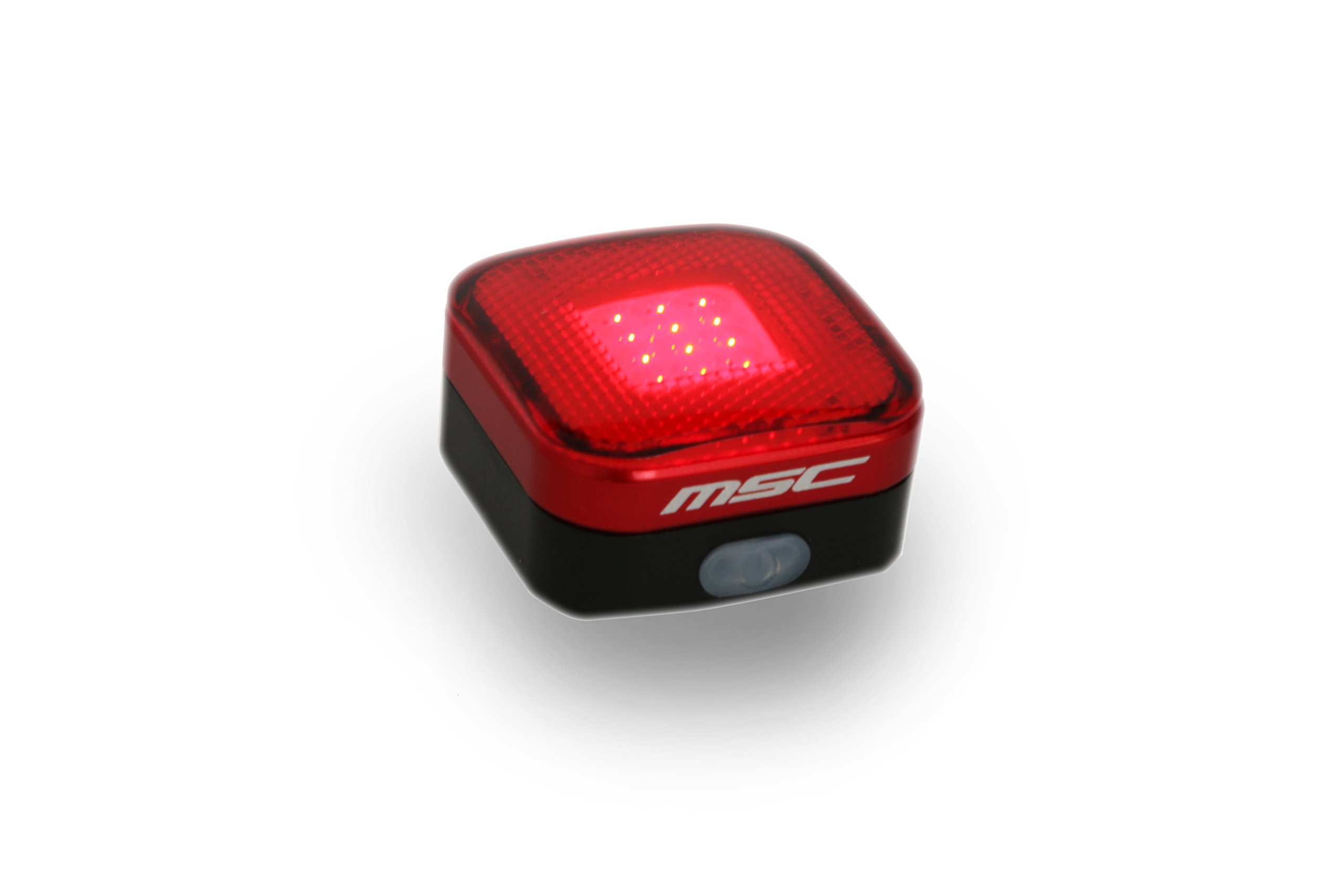 MSC Bikes LIGHTBOXING LED Rear Light, Black, 30 Lumens