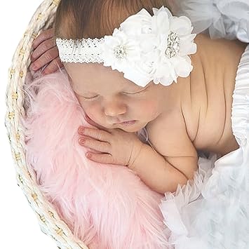 baby baptism headband