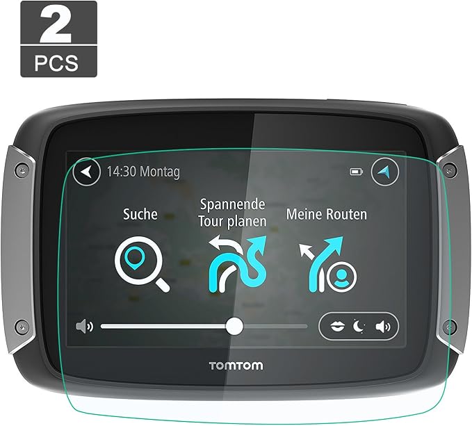 Protection Écran Verre Brotect Pour TomTom Rider 500/550 - Anti-Rayures 9H - Transparent