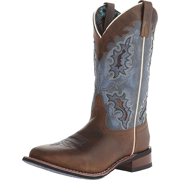 Laredo Western Boots Mens Rancher Rust Mesh Lining 8.5 EW Rust