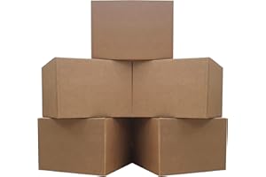 uBoxes Extra Large (Pack of 5) 23" x 23" x 16" Standard Corrugated Moving Box, Brown Corrugated