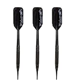 LaserDarts Black Widow Soft Tip Tungsten Darts Smooth Barrel 18 Gram