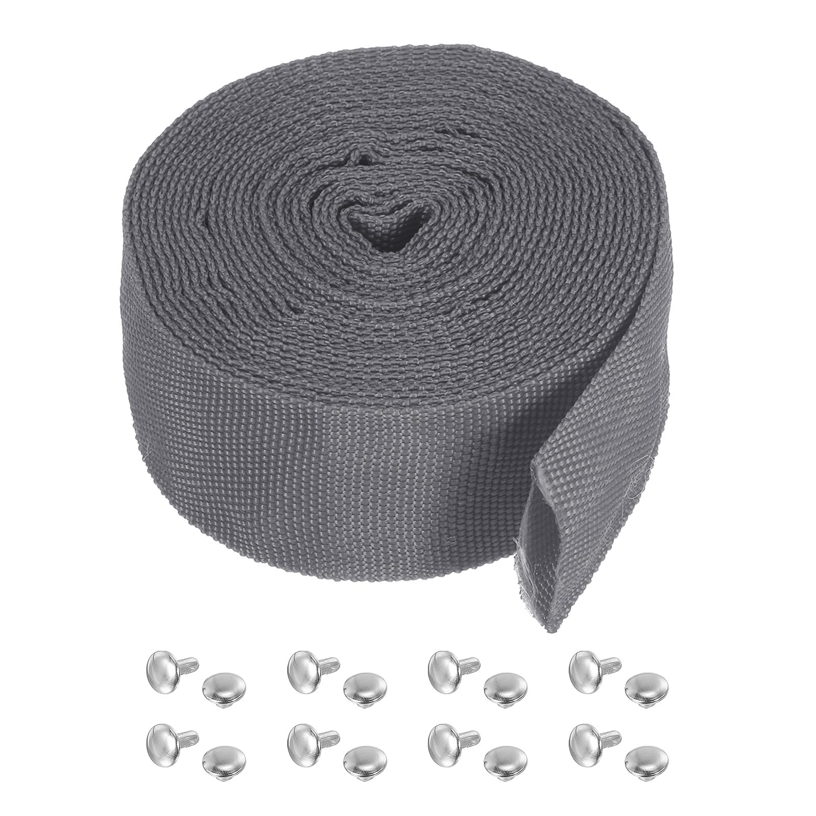PATIKIL 1.8" 13FT Protective Hose Sleeve with Snap Fastener, Polyester Fiber Cable Cover Sheath Protection for Welding Tig Torch Hydraulic Hose, Gray