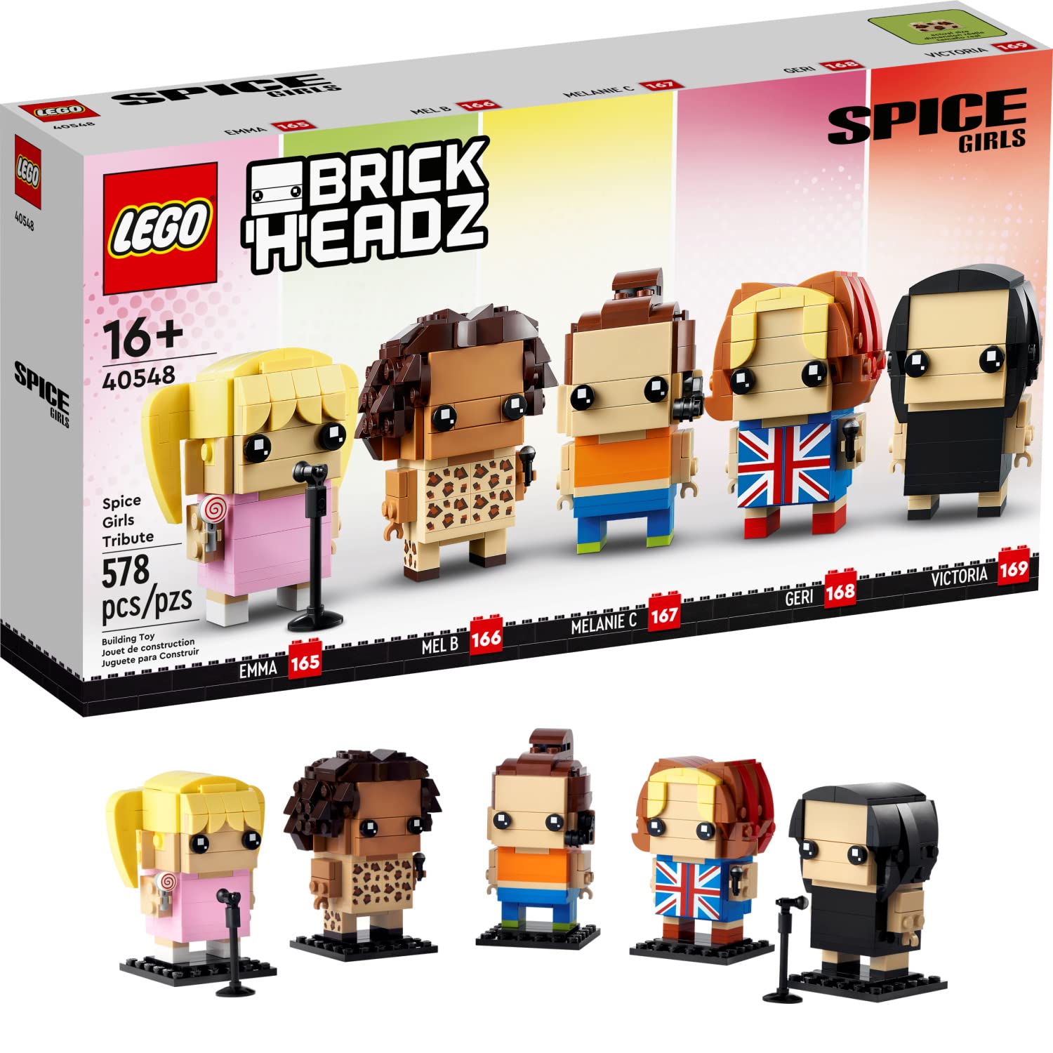 LEGO BrickHeadz Spice Girls Tribute Set 40548